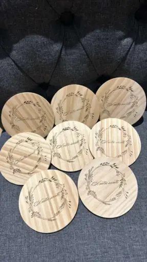 Sous-verre en bois